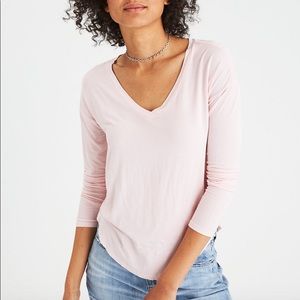 Light Pink Long Sleeve Shirt